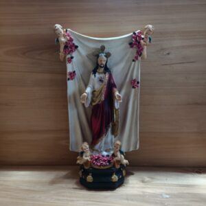 Sacred Heart Curtain 16"